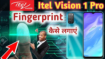 itel vision 1 pro mein fingerprint lock kaise lagaye | itel vision 1 pro fingerprint lock
