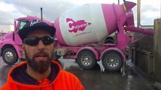 Dumping a Fulload of Readymix Concrete  Melbourne Australia  VICMIX