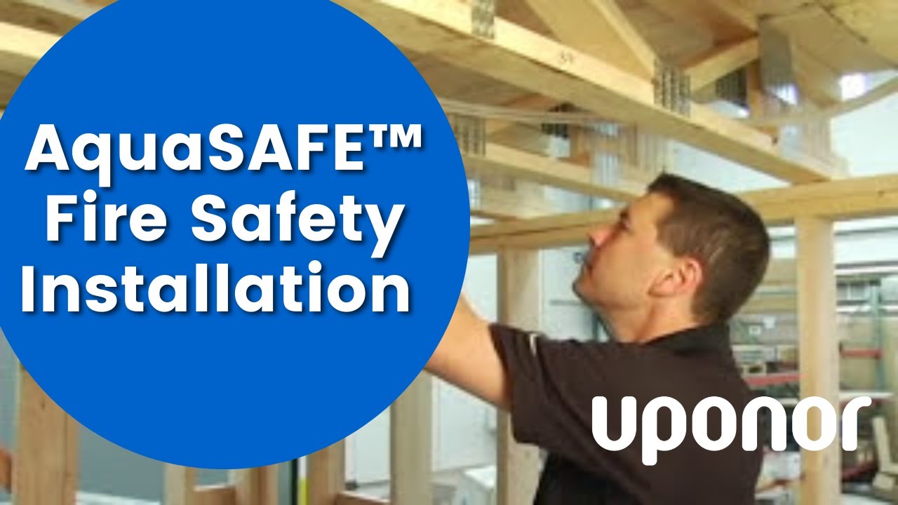 basketball Meddele mammal AquaSAFE™ Fire Safety Installation | Uponor - YouTube
