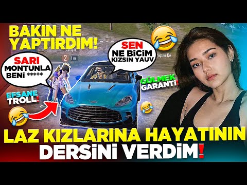 LAZ KIZLARINA HAYATININ DERSİNİ VERDİM 🥶BAKIN NE YAPTIM 🥶 | PUBG MOBILE