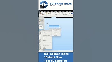 Set Default Sizes for Diagram Elements in Software Ideas Modeler #diagramming #flowchart #techtips