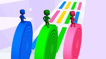 LAYERS ROLL game MAX LEVEL 🌈💚😱 Gameplay All Levels Walkthrough iOS, Android New Game Full AppScore