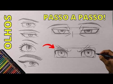 olhos de anime como desenhar｜Pesquisa do TikTok