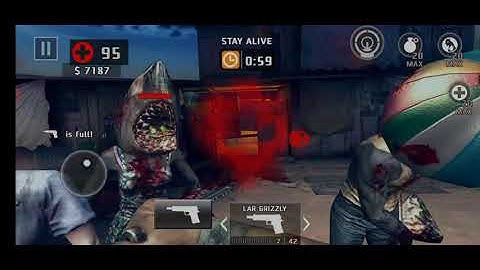 Dead Trigger 2 - LAR GRIZZLY, STEN MK II SILENCED, KNIFE