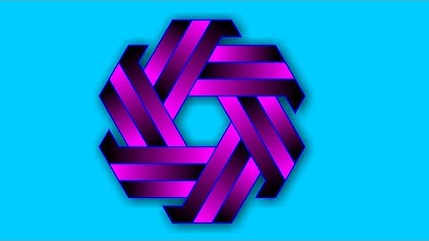 3D logo design from hexagon in coreldraw | Polygon logo | coreldraw tutorial | logo design