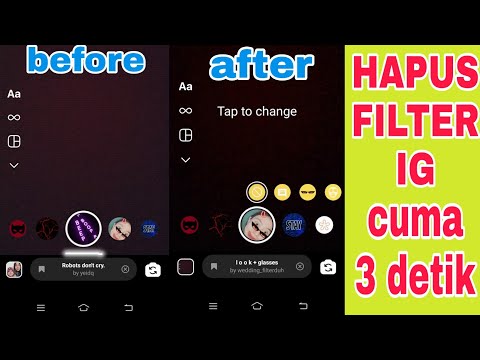 Video: Bagaimana cara menghilangkan filter wajah lama?