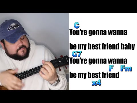 BEST FRIEND - REX ORANGE COUNTY | Ukulele Cover & Play Along