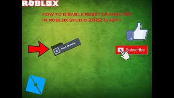 HOW TO DISABLE RESET CHARACTER ROBLOX STUDIO IN 1 MINUTE 2022 #shorts