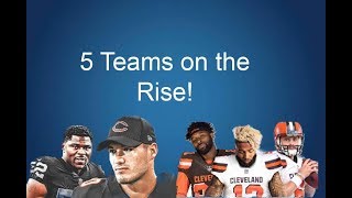 5 NFL Teams on the Rise! by Yolomanning18 536 views 4 years ago 4 minutes, 32 seconds