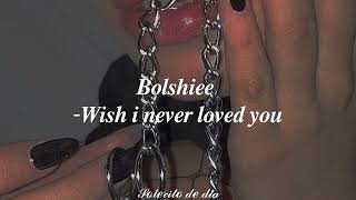 Bolshiee-Wish i never a loved you (Traducida al español)