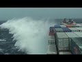 Как корабли теряется груз во время ШТОРМА! How ships are losing cargo during a STORM!