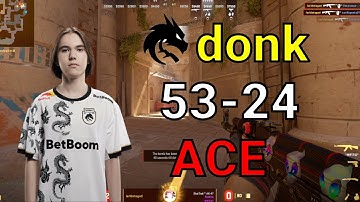 CS2 donk pov ACE Faceit Anubis (53-24) 2 Quadro Kills! | Jun 6, 2024 | #cs2