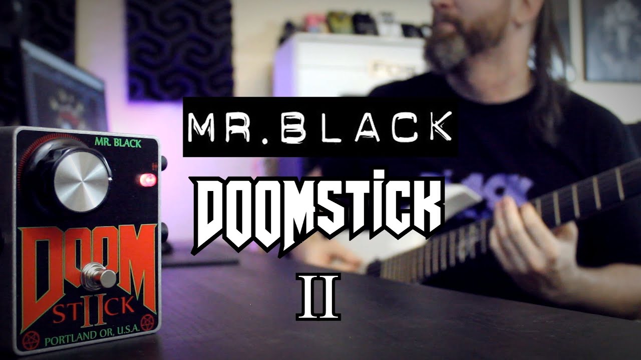 Mr. Black Doomstick II Compact Fuzz - 1ノブ・スタイルのファズ