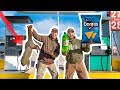 GAS STATION Squirrel Hunting CHALLENGE!! (Catch Clean Cook)
