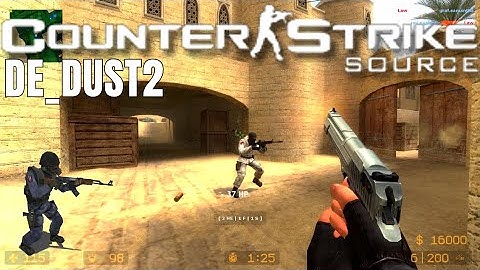 Counter-Strike: Source Gameplay on de_dust2 (23-3)