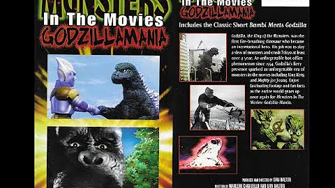 Godzillamania Monsters in the Movies (VHS)