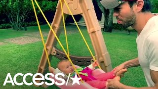 Enrique Iglesias Shares An Adorable & Rare Video Of Him With His Twins In Swings | Access Net Worth