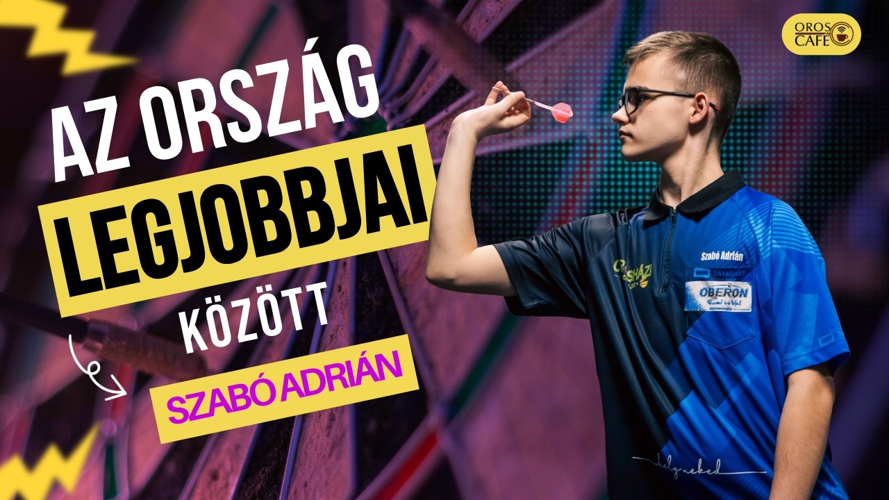 Szabó Adrián az ország legjobbjai között dobja nyilait