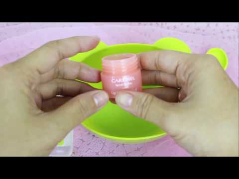 Will it Slime? Testing Lip Sleeping Mask CARE:NEL Special Lip Care | Slime DIY