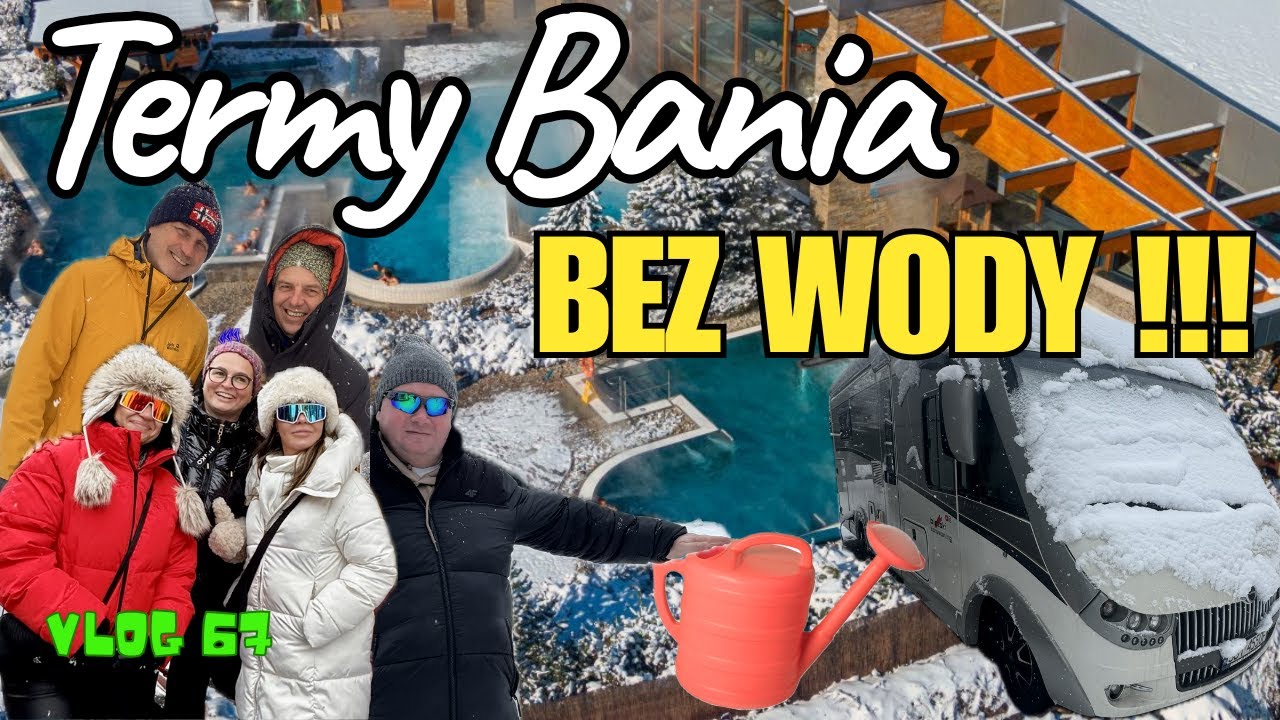 Mróz rozwalił kampera!🚐Brak wody-Termy Bania ZA DARMO😱z Radio Z ❄️