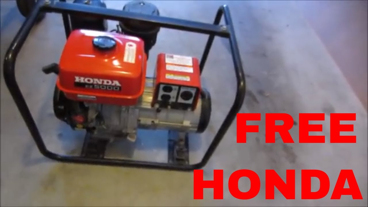 Will it Run? Honda gen that sat for a Decade? - YouTube