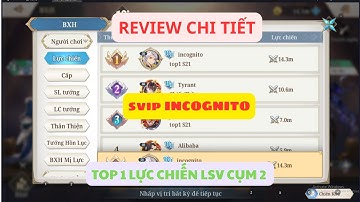 🔴Tam Quốc Huyễn Tướng VNG |  Review Chi Tiết Top 1 LSV Cụm 3 - Lực Chiến 14M3 OUT  Toàn Cụm