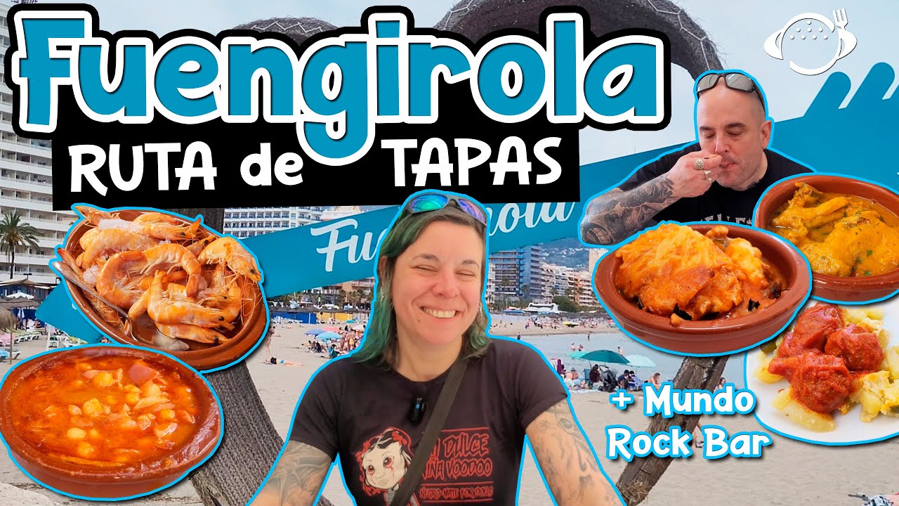RUTA de TAPAS en FUENGIROLA 🍗🍝🧆 ¿Cómo se TAPEA en la COSTA DEL SOL?🌊☀️¡DELICIOSO!🌴+ MUNDO Rock Bar🤘🏻