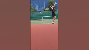 serve practice deuce side #tennis #tennislife
