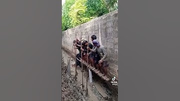 Máy ép cọc chạy bằng cơm #viral  #xaydung #piles #shorts