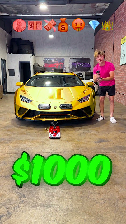 $10,000 RC Car vs Lamborghini!
