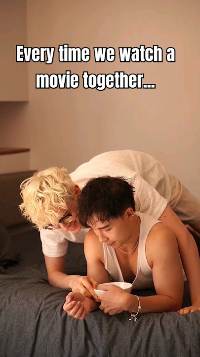 How I watch a movie with my Boyfriend ❤️ #gay #couple #gaycouple #bl #love