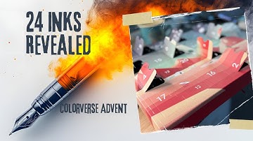 Is the Colorverse Inkvent Calendar Worth the Hype? FULL 24-Ink Deep Dive (Spoilers!)