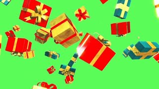 3D Gift Box Opening & Light Portal Effect Animations - Green Screen [3 versions]