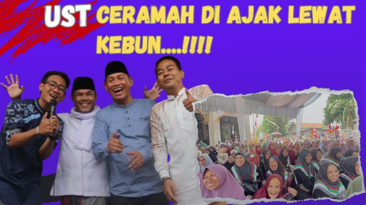 CERAMAH DI TEMPAT CABLAK...RAME JUGA..!!!!