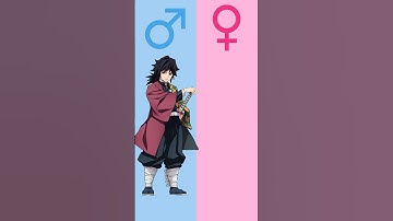 Demon slayer characters gender swap part 2 | #shorts #shortsvideo #coolestanime #kny #ds