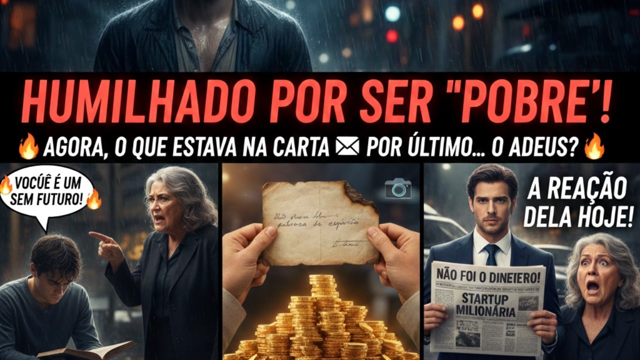 ‘Dinheiro não traz felicidade?’ A humilhação que ele passou antes de se tornar o jogo virar. 💔