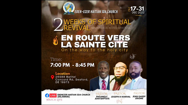 Semaine De Reveil Spirituel | En Route Vers La Sai...