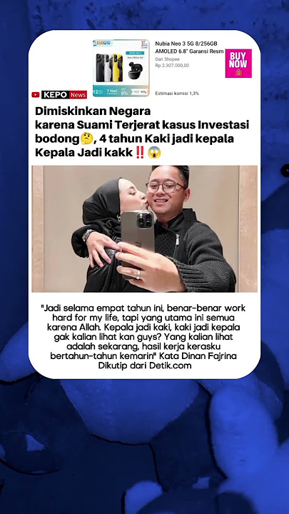 Dimiskinkan Negara karena Suami Terjerat kasus Investasibodong🤔, 4 tahun Kaki jadi kepal