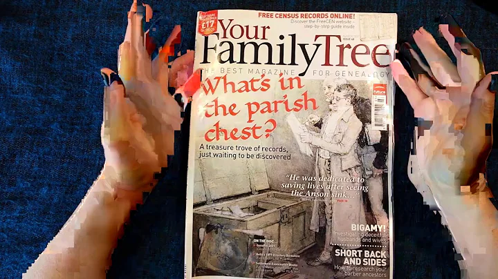 ASMR | Gum Chewing, Magazine Article Reading, Crinkly Water Damaged Paper Page Turning