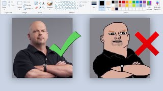 we drew your profile pictures on MS Paint and it was awful