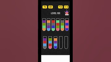 Water Sort Puzzle Level 103 Walkthrough #shorts #watersortpuzzle