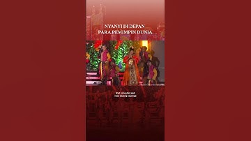 Afgan & Yura Yunita tampil di gala dinner KTT Asean pemimpin negara se  Asean ikut bergoyang aseek