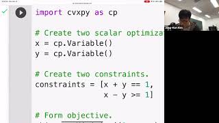 ASE7030 Lecture 21 An extremely short cvxpy tutorial