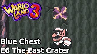 Wario Land 3 - E6 The East Crater - Blue Chest