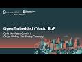 OpenEmbedded / Yocto BoF - Colin McAllister, Garmin & Chuck Wolber, The Boeing Company