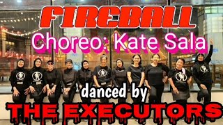 Fireball line dance, chor.by Kate Sala(UK), danced by The Executors,PDC(INA)