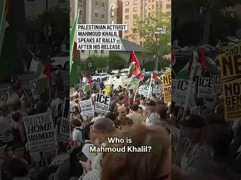 Palestinian activist Mahmoud