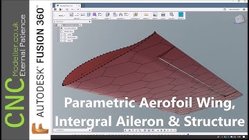 How to design a Parametric Aerofoil Wing with an Integral Aileron & Structure