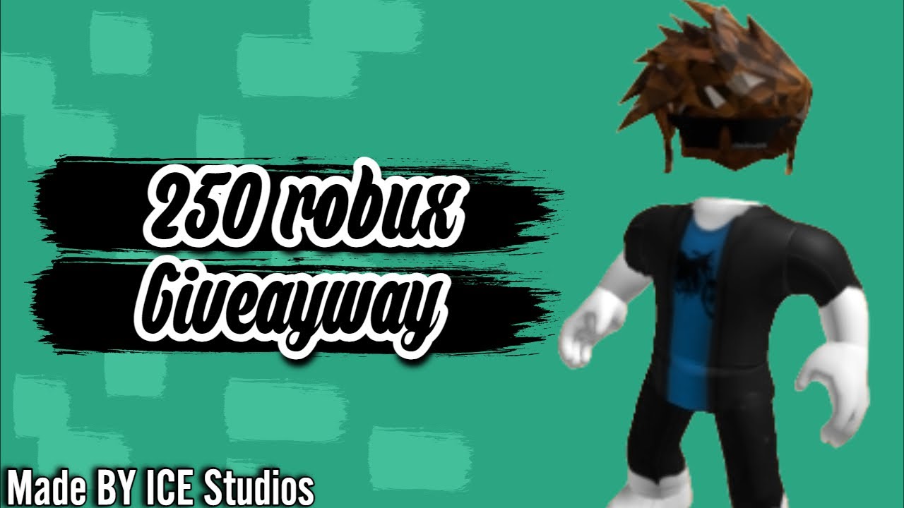 Roblox 250 Robux Giveaways ( DISCORD SERVER ) - YouTube