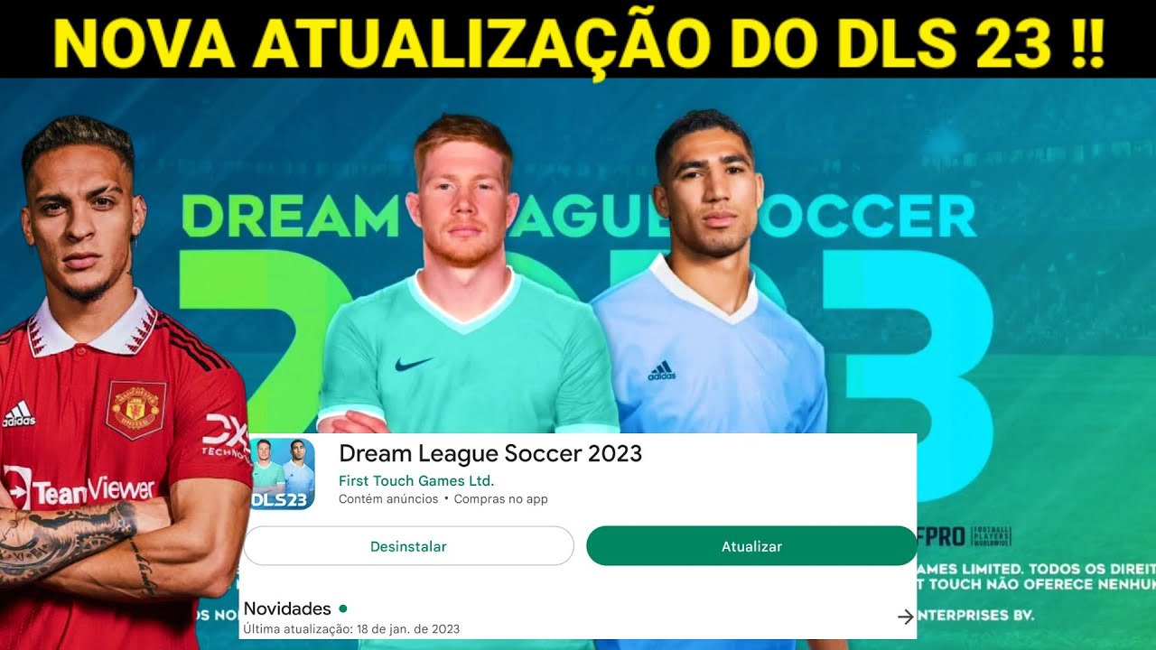 APRENDA BAIXAR DREAM LEAGUE 2023 - DINHEIRO INFINITO - 100% ATUALIZADO  #dls22 